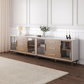BELLEZE Set of 2 Sideboard Buffet, 60‘’ Console Table by BELLEZE