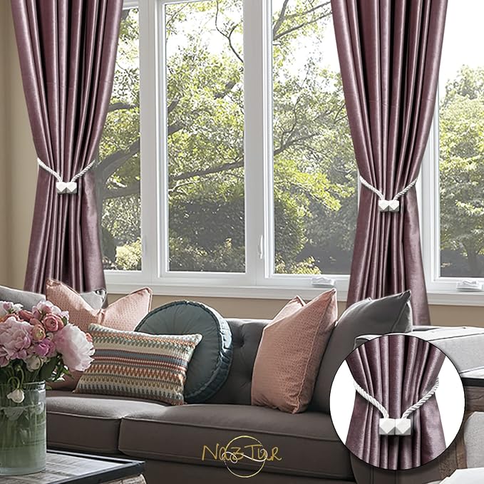 NazTur Magnetic Curtain Tiebacks- Upgrade 2022 - Image 8