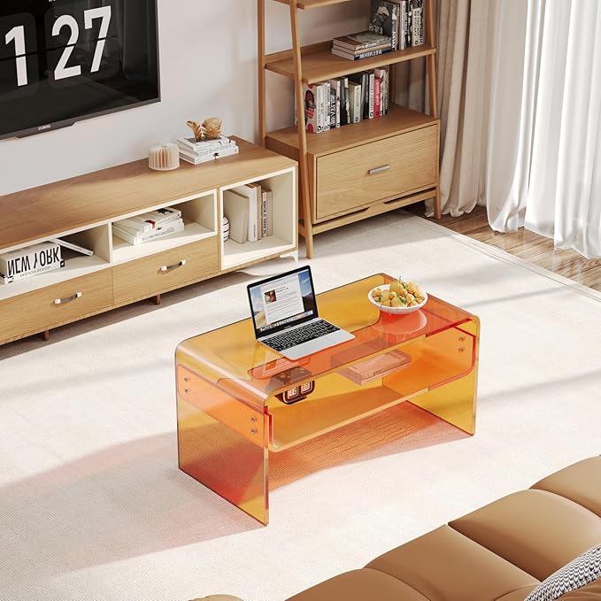 Acrylic Coffee Table, Modern Tea Table - Image 5