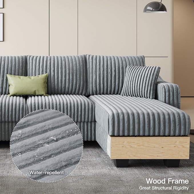 Belffin Convertible Sectional Couch - Image 7