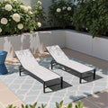 Crestlive Products Pool Lounge Chair Outdoor Set of 2, Chaise Lounge Chairs by CrestliveProducts