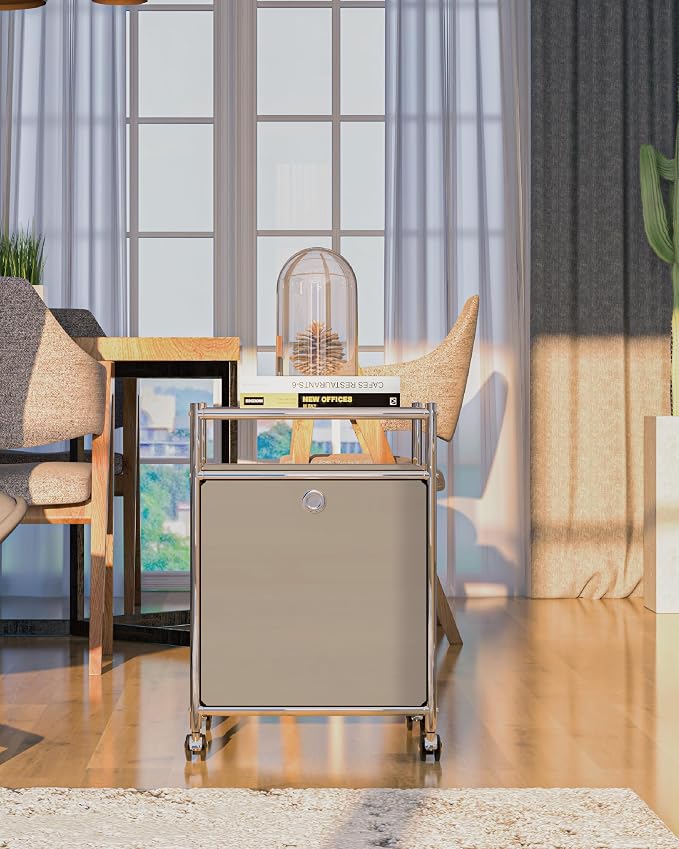 Elegant Matte Storage Cart - Image 7