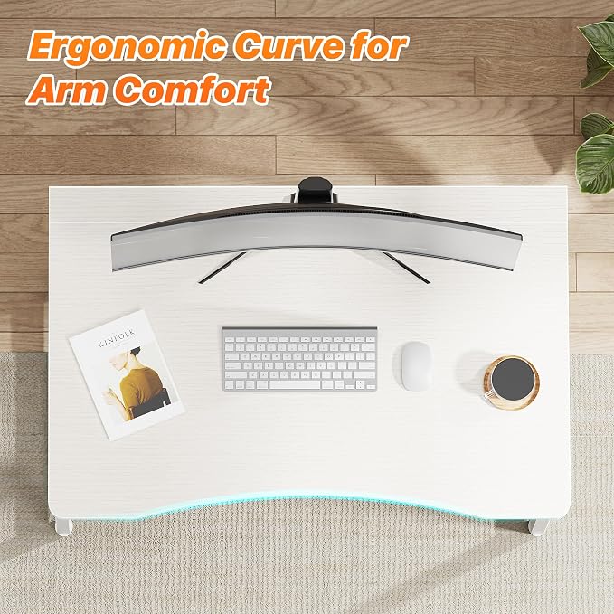 Huuger Folding Desk for Small Spaces, 31.5 Inch Foldable Computer Table - Image 5