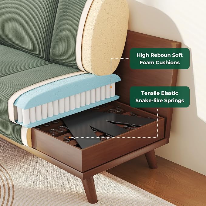 Vesgantti 68" Loveseat Sofa - Image 4