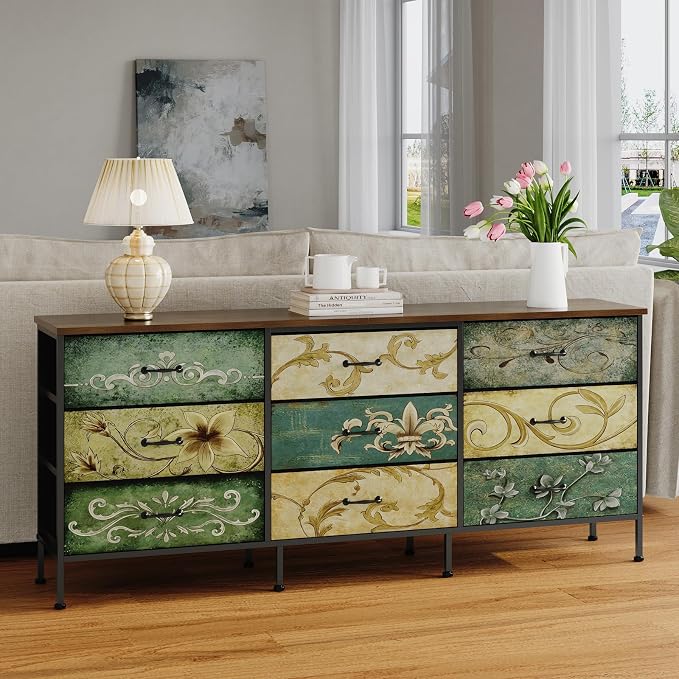 Tohomeor Dresser with Drawers for Bedroom Chest of Drawers Fabric Dresser for by Tohomeor