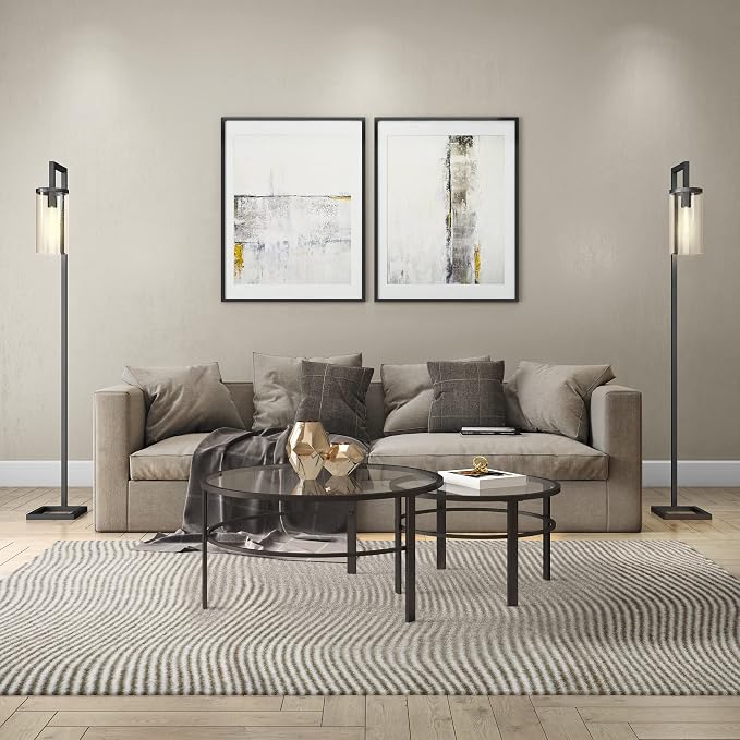 Henn&Hart Round Nested Coffee Table in Blackened Bronze, Coffee Table coffee - Image 6