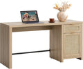 SICOTAS Rattan Home Office Desk by SICOTAS