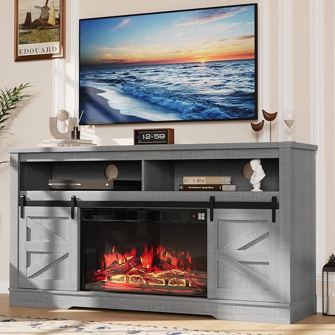 YESHOMY Fireplace TV Stand for Television up to 65+ Inch - Image 6
