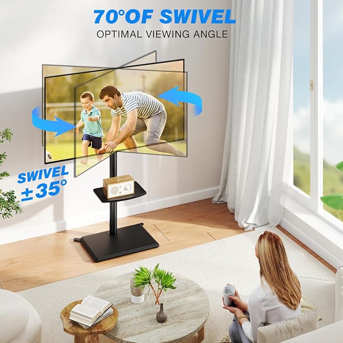 Rfiver Swivel Floor TV Stand - Image 3