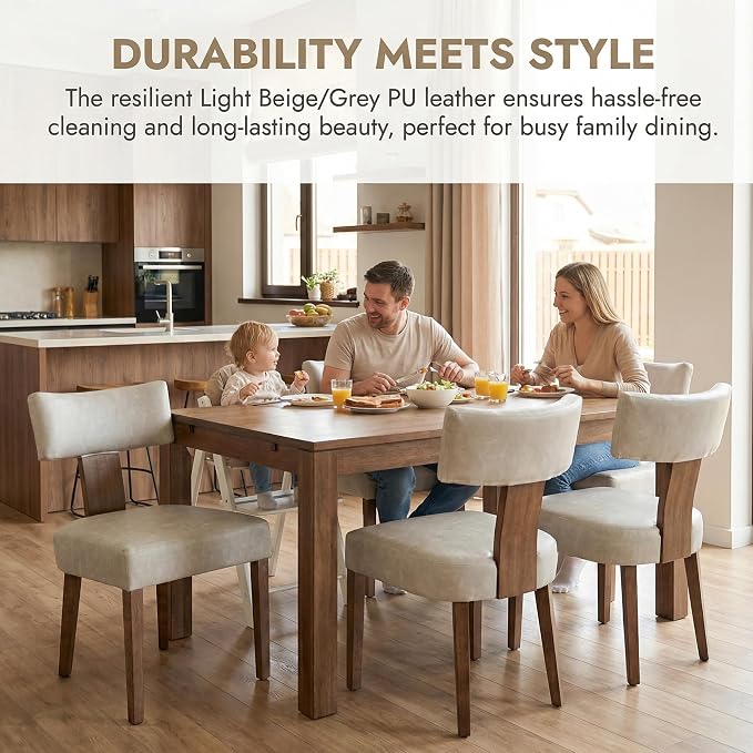 VESCASA Upholstered Dining Chairs - Image 2
