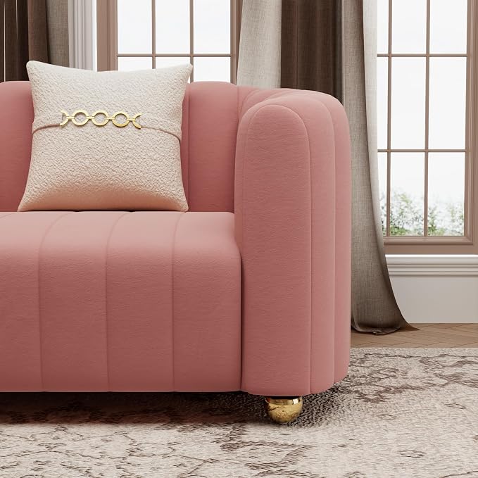 42" Velvet Sofa Chair for Living Room, Modern Single Sofa - Image 3