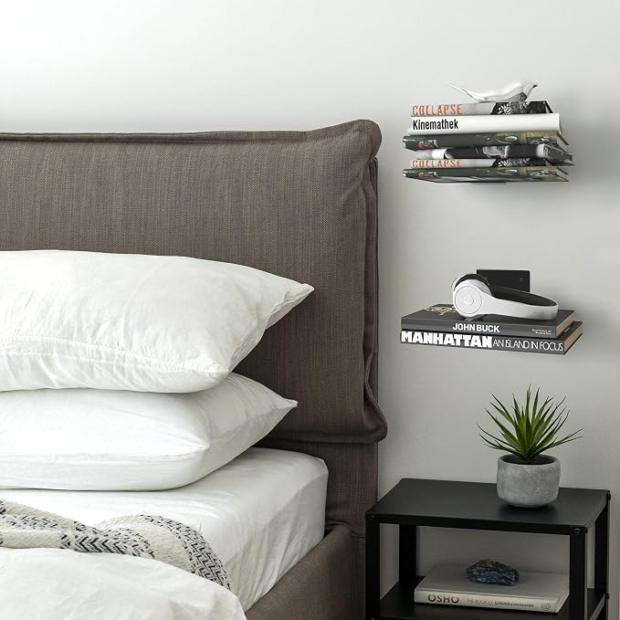 STORAGE MANIAC Floating Book Shelves - Image 9