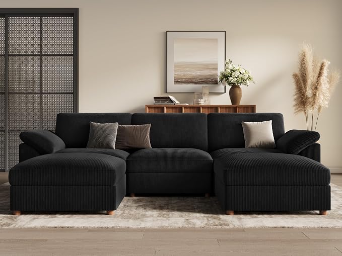 EASE MOOSE Oversized Modular Sectional Sofa, Extra Large U Shape Sectional by EASEMOOSE