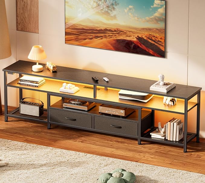Huuger TV Stand for 75 80 Inch TV, Entertainment Center by Huuger