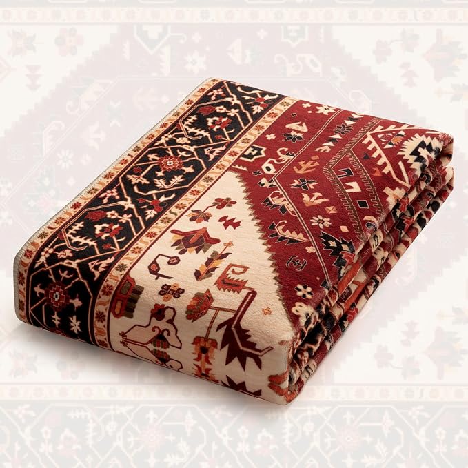 SERISSA 5x7 Boho Area Rug, Washable Non-Slip Rugs - Image 7