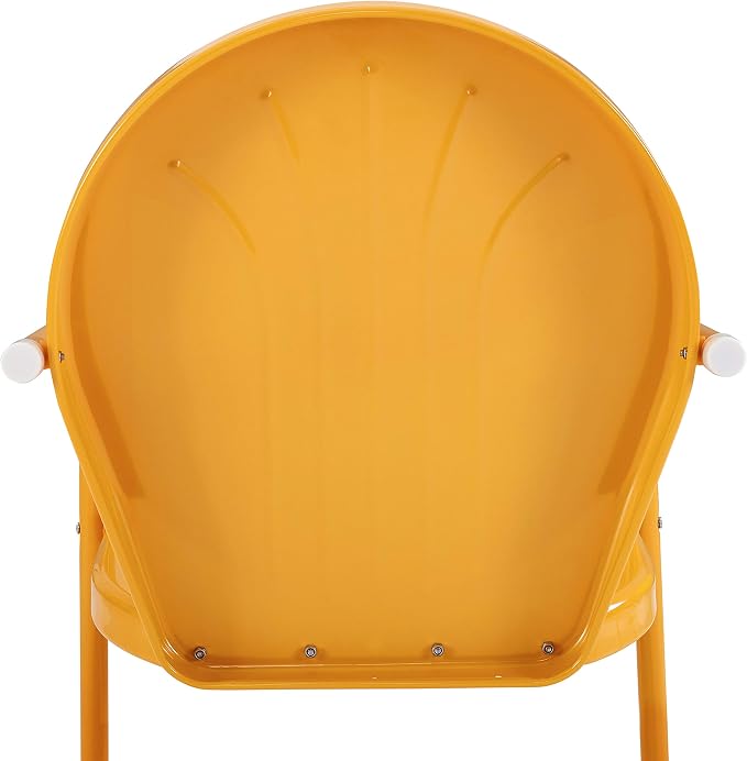 Crosley Furniture Griffith Outdoor Chair, Retro Metal Patio Chairs - Image 12