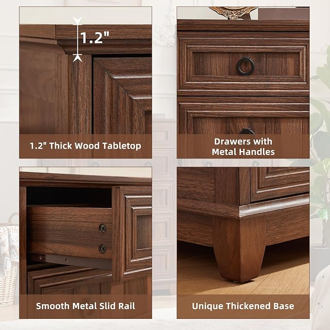 Joaxswe Farmhouse 6 Drawer Dresser - Image 6