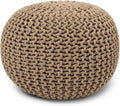 REDEARTH Round Pouf Ottoman by REDEARTH