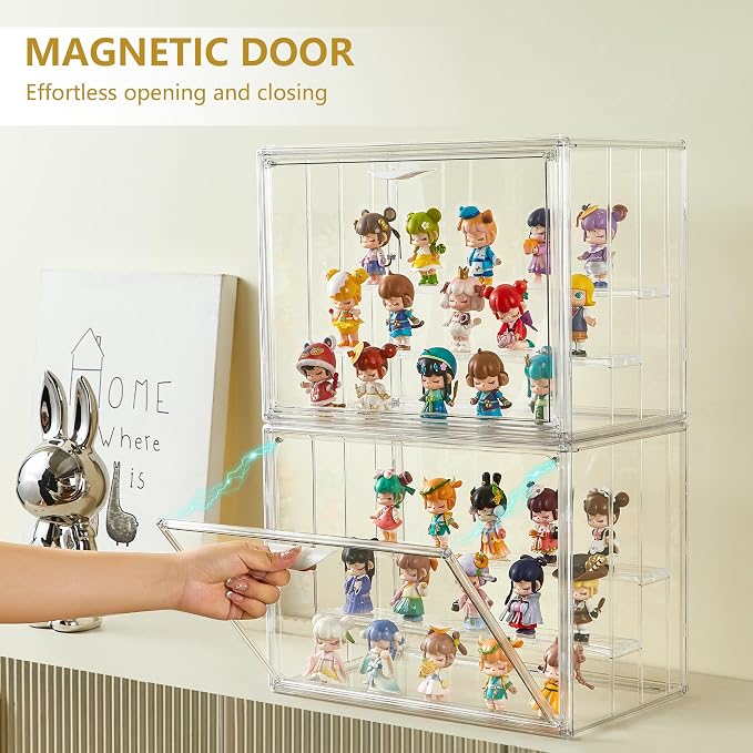 LXLXXL Acrylic Display Case for Collectibles 3 Layer Adjustable Figure Display - Image 3