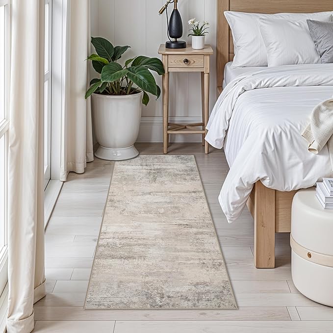 Washable Entryway 2x5 Runner Rug: Easy-Clean Kitchen Bedroom Carpets Non Slip by YOUFORTONG