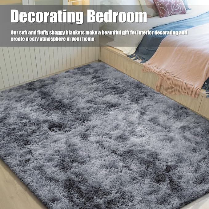 Ultra Soft Fluffy Area Rugs for Bedroom Living Room 10x14, Nursery Rug - Image 6