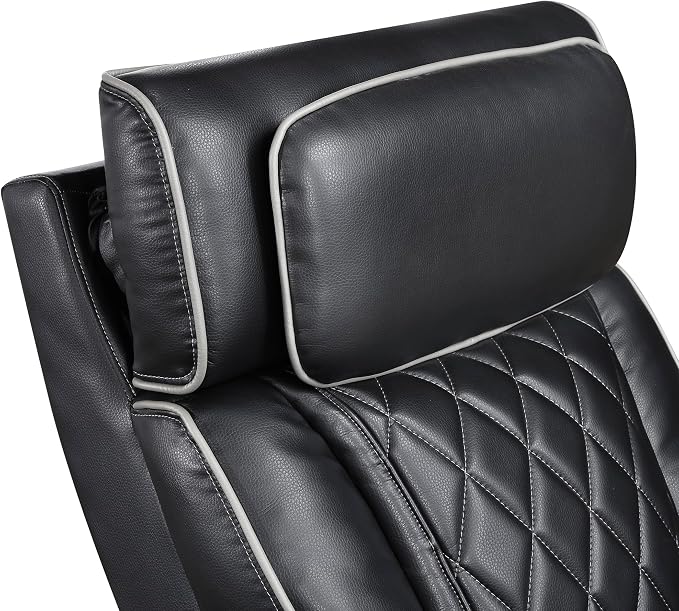 Lexicon 118" Power Reclining Sectional Sofa, Wall Hugger, 2 Recliner Seats - Image 17