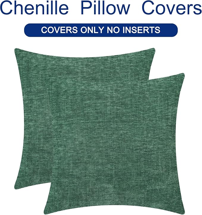 CaliTime Christmas Throw Pillow Covers Decorative 16 X 16 Inches Pack of 2 Cozy - Image 6