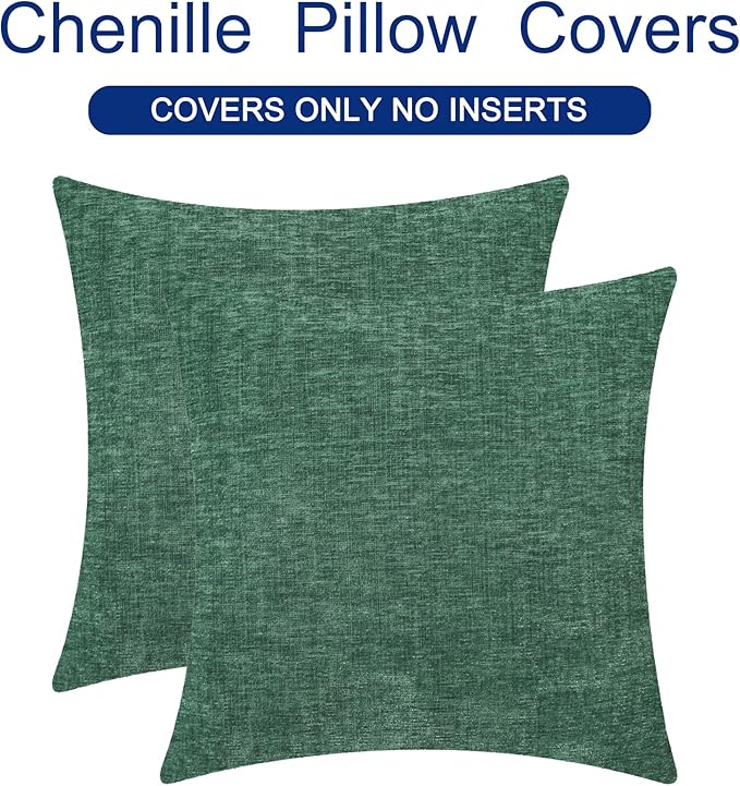 CaliTime Christmas Throw Pillow Covers Decorative 20 X 20 Inches Pack of 2 Cozy - Image 6