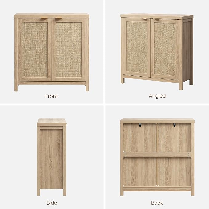 SICOTAS Rattan Sideboard Buffet Cabinet - Image 10