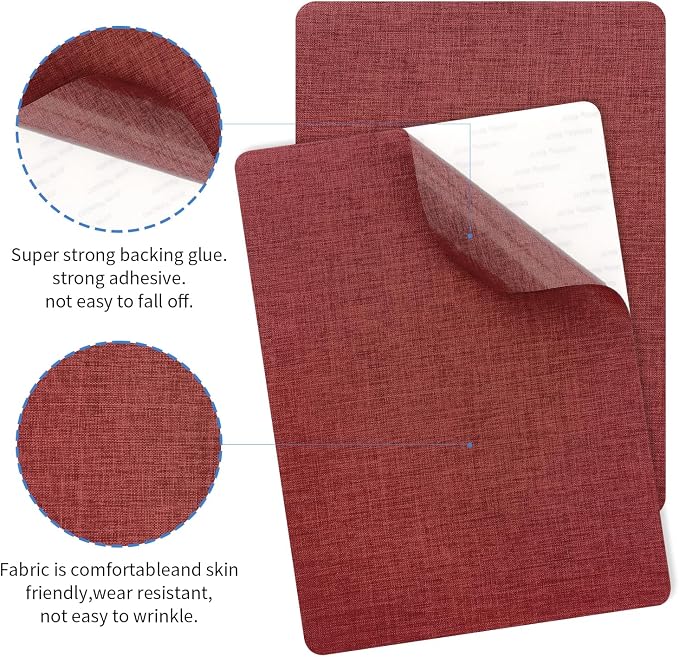 SYLVASS 8x11 Inch Fabric Repair Patches, Self-Adhesive Linen Patch - Image 3