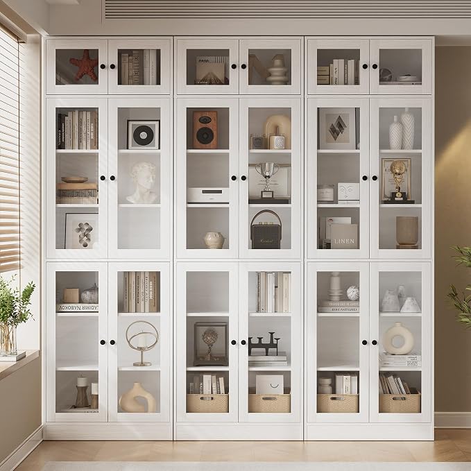 TUSY 85.5" Modern Tall Bookcase - Image 3
