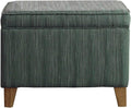 Homepop Home Decor | Medium Square Storage Ottoman by HomePop