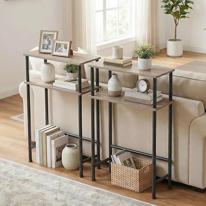 HOOBRO Narrow Console Table for Small Space, 15.7" Entryway Table - Image 5