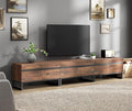 WAMPAT Modern TV Stand for 32-110 Inch TVs, Wood Entertainment Center by WAMPAT