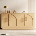Fatmok Buffet Cabinet with Storage, Wood Media TV Console Table Credenza by Fatmok