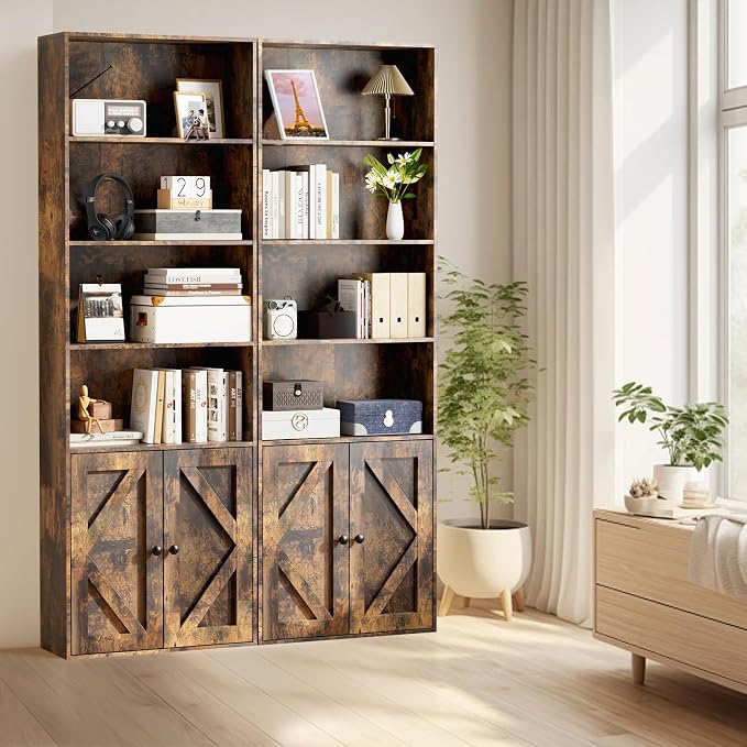 Bookshelf, 6-Tier Floor Bookcase - Image 2