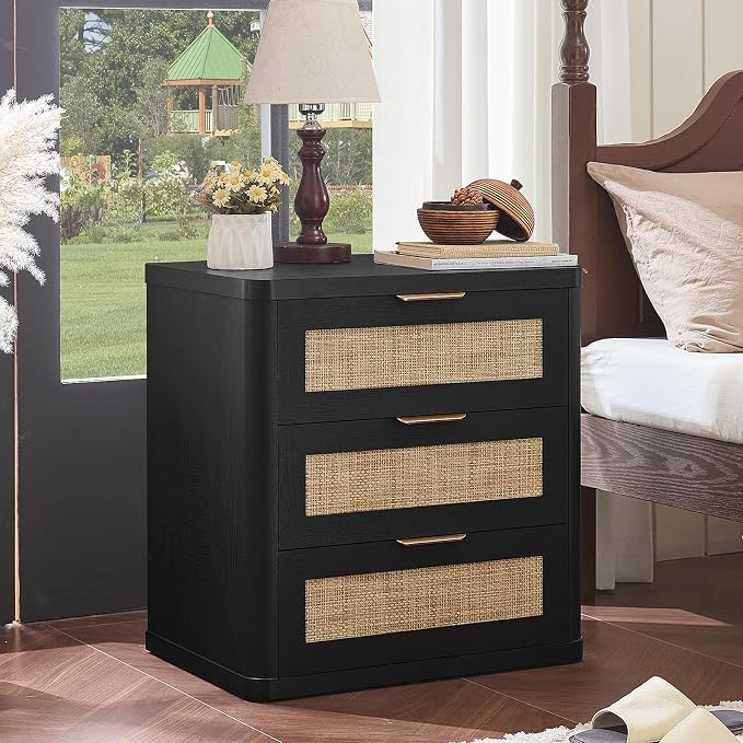 LEYAOYAO Rattan Night Stand - Image 2