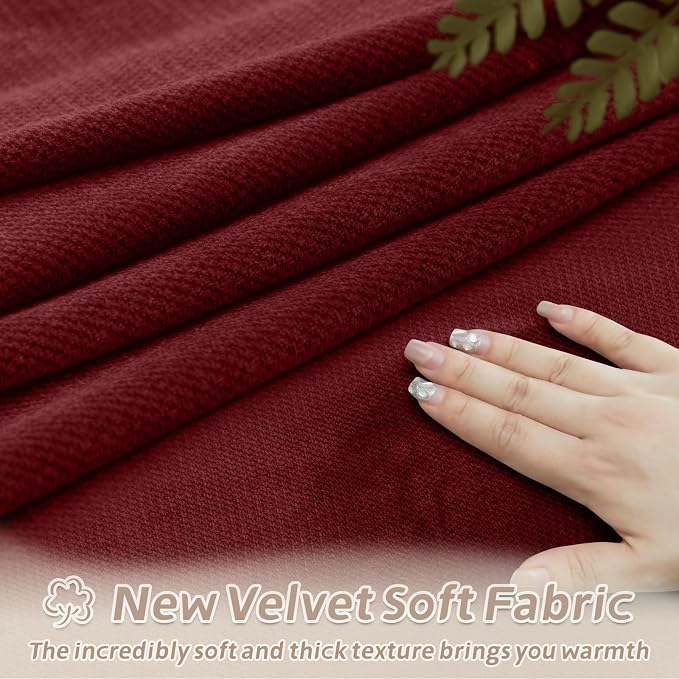 Arfntevss Sectional Recliner Couch Covers Velvet Washable Corner Sectional Sofa - Image 5