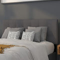 Flash Furniture Bedford Tufted Upholstered Full Size Headboard in Dark Gray by FlashFurniture