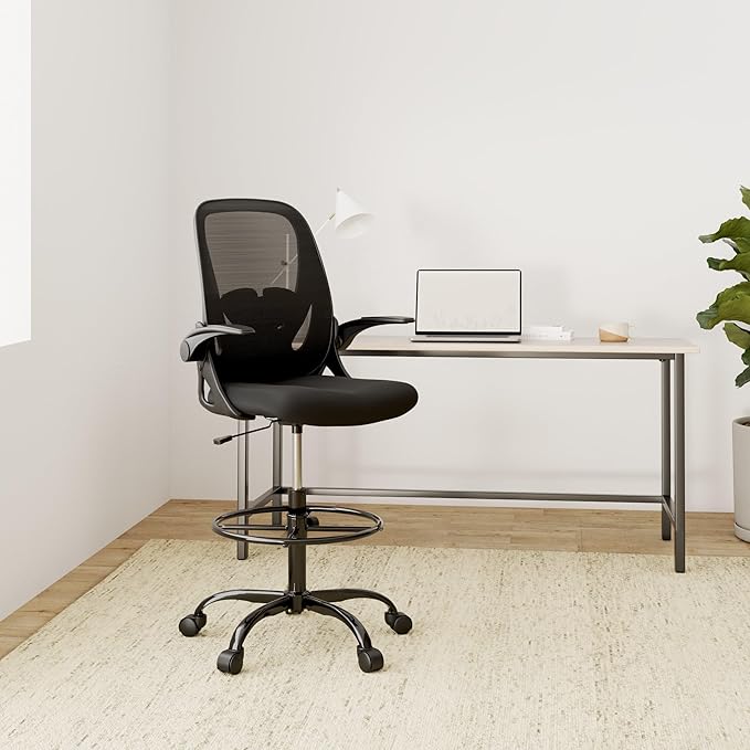 Primy Drafting Chair Tall Office Chair - Image 2