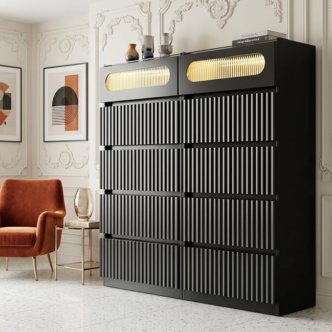 senlin Fluted 5 Drawer Dresser, - Image 7