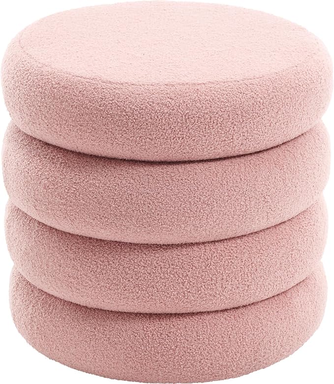 Flouki Round Ottoman, Ottomans by Flouki