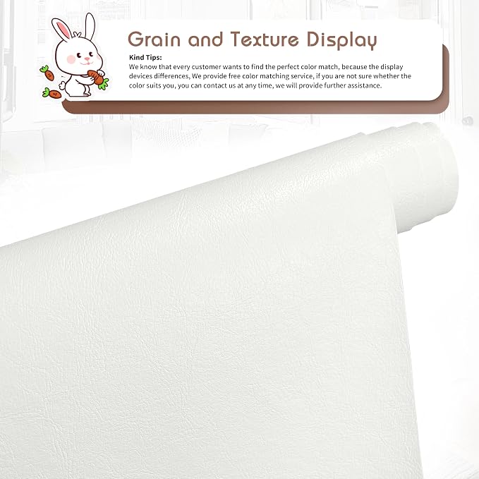 KING MOUNTAIN Leather Repair Patch, 16 x 60 Inches self Adhesive Leather Repair - Image 2