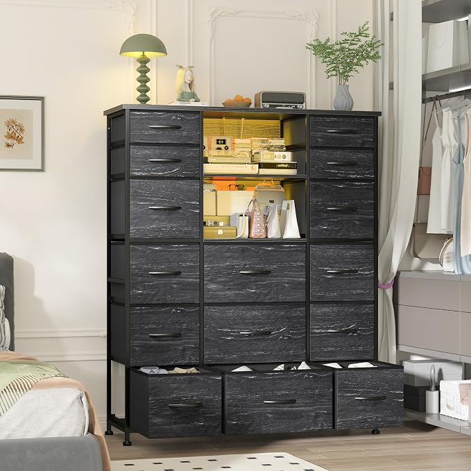 EnHomee 51" H Dresser with 15 Drawers Dresser - Image 9