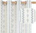 BGment Navy Blue Vintage Floral French Country Curtains 96 Inch Length by BGment