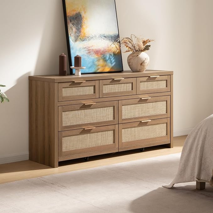 SICOTAS 7 Drawer Dresser for Bedroom, Large Chest of Drawers for Bedroom - Image 5