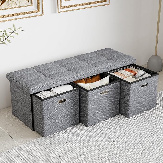 43''W Storage Ottoman Bench by Unknown