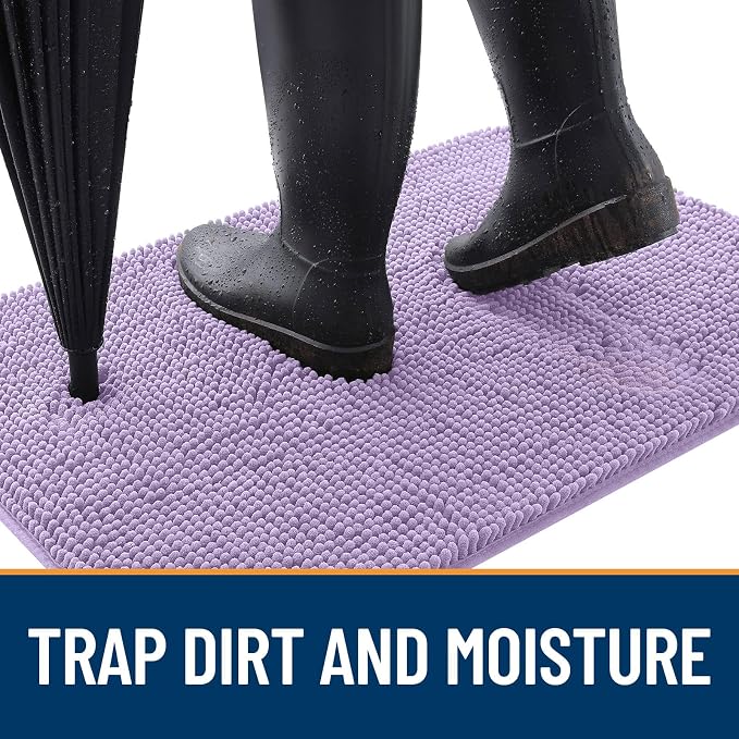 OLANLY Dog Door Mat for Muddy Paws 59x24, Absorbs Moisture and Dirt, Absorbent - Image 2