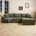 108 Inch Cloud Sectional Couch, Modern Modular Sectional Sofa by HANXIN
