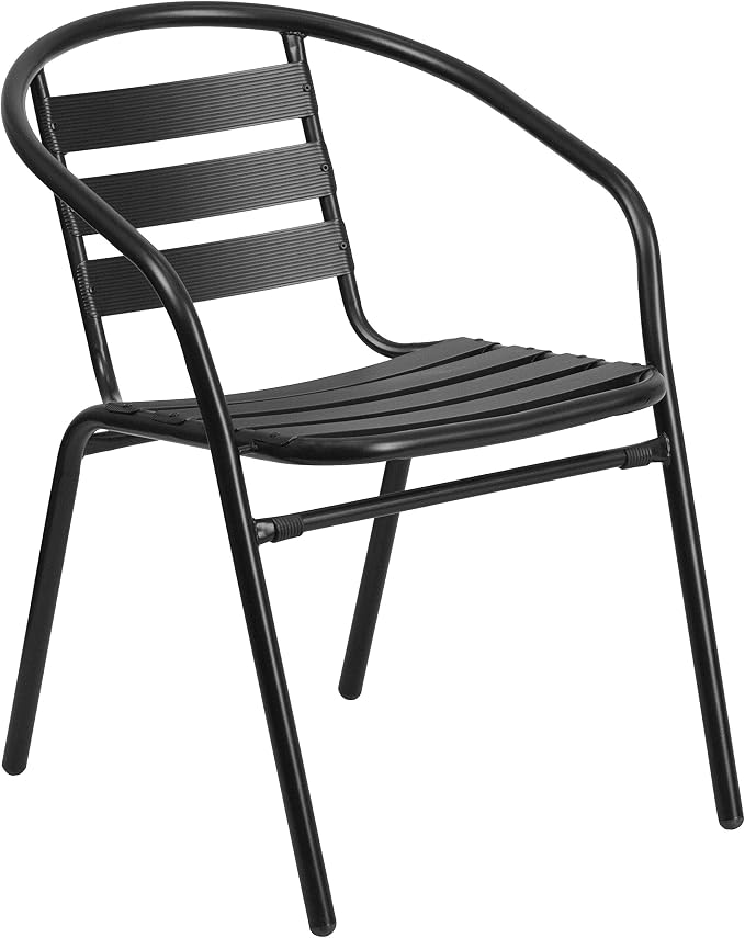Flash Furniture Lila 7-Piece Glass Patio Table and Chairs Set, Outdoor Patio - Image 9